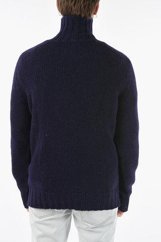 Virgin Wool Turtleneck Sweater