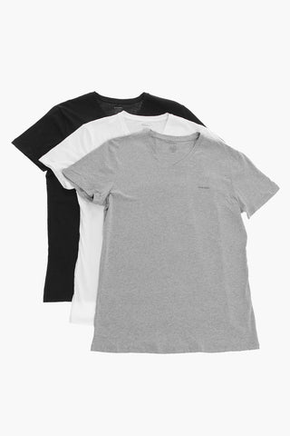 Set 3 T-Shirt in Cotone con Logo Stampato