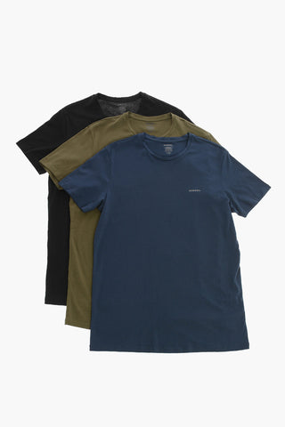 Cotton Crew-neck 3 T-Shirt Set