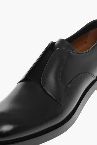 Scarpe Derby UDINE in Pelle con Inserto Elastico