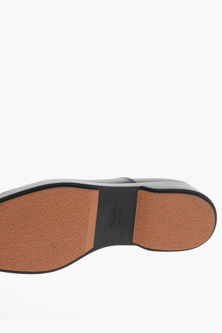 Scarpe Derby UDINE in Pelle con Inserto Elastico