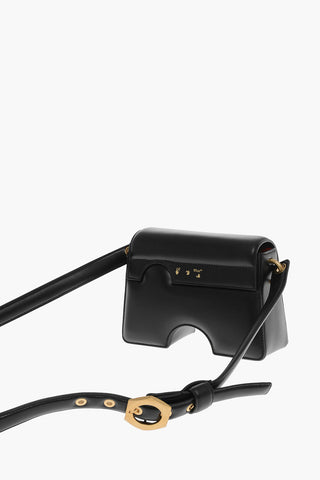 Cut Out Leather BURROW Shoulder Bag