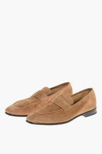 Penny-Loafer L'ASOLA aus Wildleder mit Ledersohle