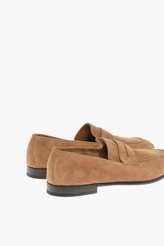 Penny-Loafer L'ASOLA aus Wildleder mit Ledersohle