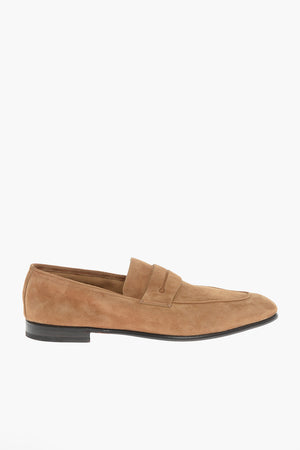Mocassini Penny L'ASOLA in Suede con Suola in Cuoio