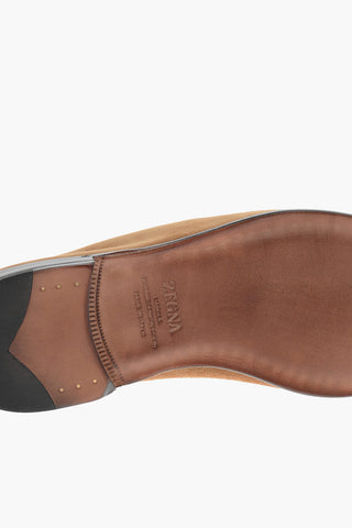Penny-Loafer L'ASOLA aus Wildleder mit Ledersohle