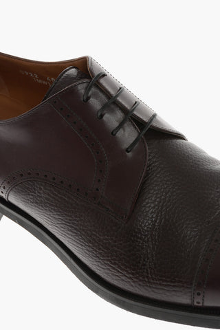 Derby Brogue in Pelle Martellata