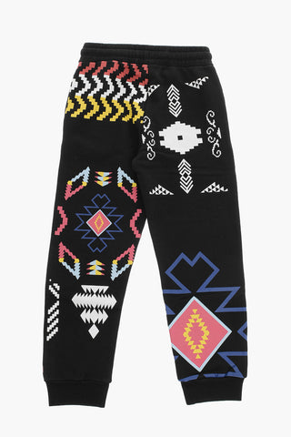 Fleece Cotton PATCHWORK FOLK Sweatpants