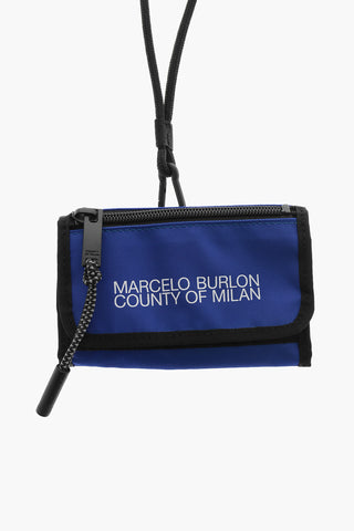 Borsello Trifold in Tessuto con Necklace