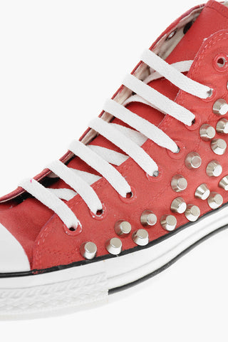 ALL STAR Studded ROCK Canvas High Sneakers
