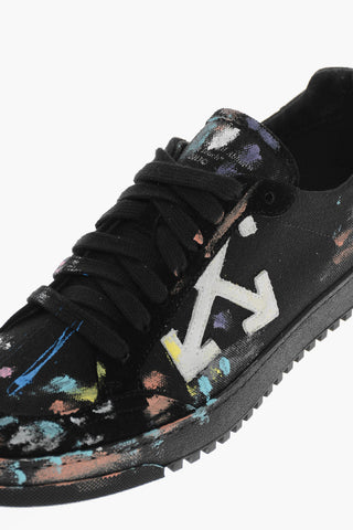 Paint Effect SPLATTER Canvas Sneakers