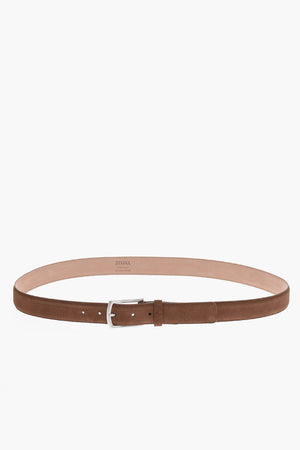 Suede Belt with Metal Buckle