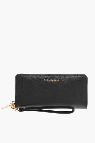Portafogli JET SET in Pelle Martellata con Zip