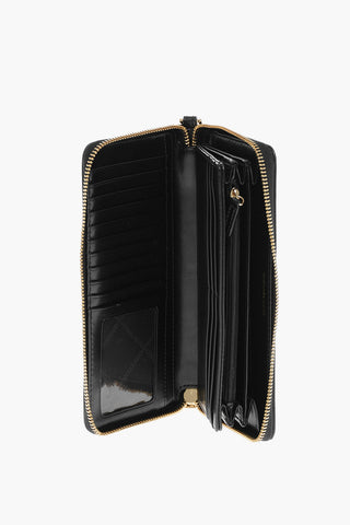 Portafogli JET SET in Pelle Martellata con Zip