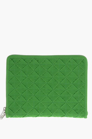 Intreccio-woven TRAVEL Briefcase with Leather Internal Comparments