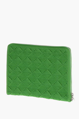 Intreccio-woven TRAVEL Briefcase with Leather Internal Comparments