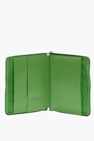 Intreccio-woven TRAVEL Briefcase with Leather Internal Comparments