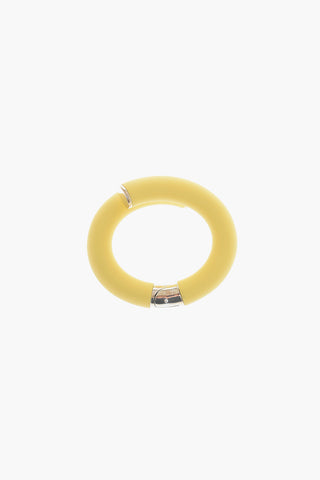 Bracciale CUFF a Spirale in Pvc e Argento