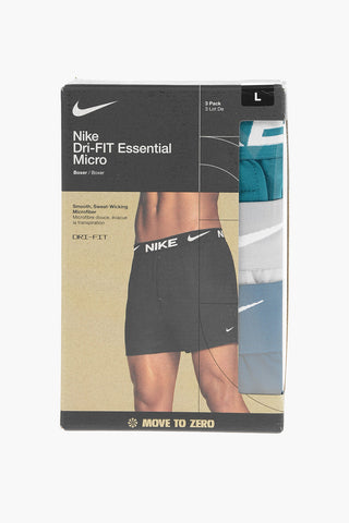 Set 3 Paia di Boxer DRI-FIT con Elastico Alla Vita Logato