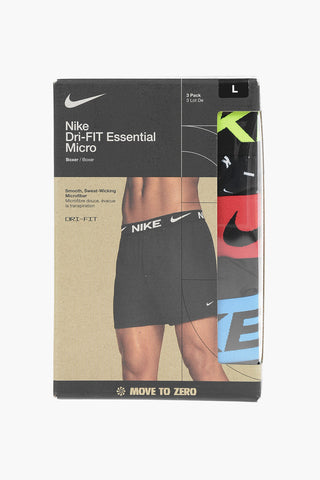 Set 3 Boxer DRI-FIT con Elastico in Vita Logato