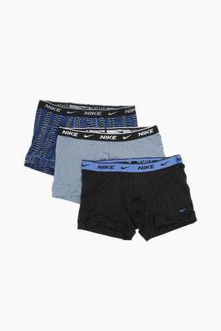 3팩 박서 DRI-FIT 로고 허리밴드