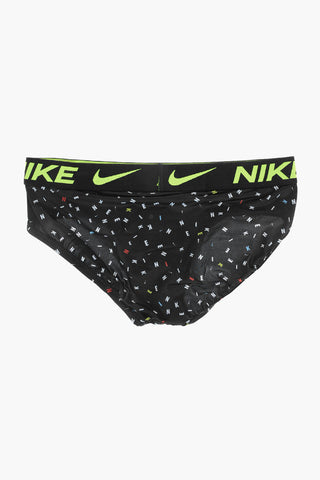 logoed Drawstring Waist DRI-FIT 3 Pairs of Brief Set