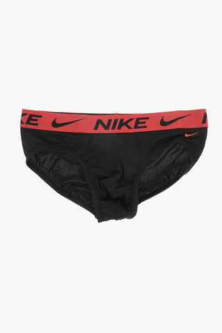logoed Drawstring Waist DRI-FIT 3 Pairs of Brief Set