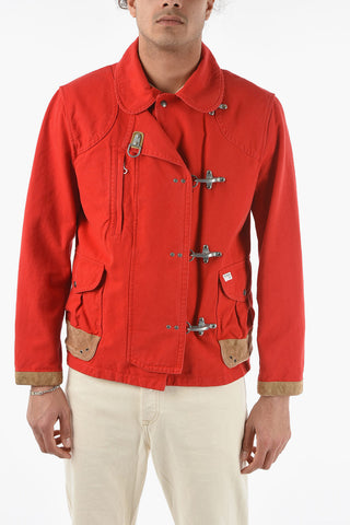 ARCHIVE -021 Cotton Parka with Suede Details