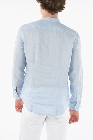 Camicia BRENT in Lino con Collo Coreano