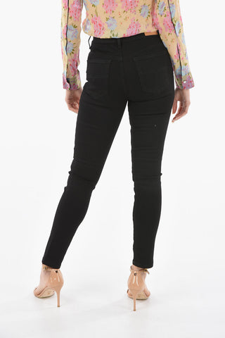 Dark Washed Mid-Waist D-ROISIN Skinny Fit Jeans