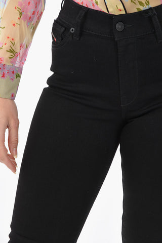 Dark Washed Mid-Waist D-ROISIN Skinny Fit Jeans