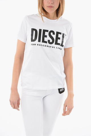Solid Color T-SILY T-Shirt with Contrasting Print