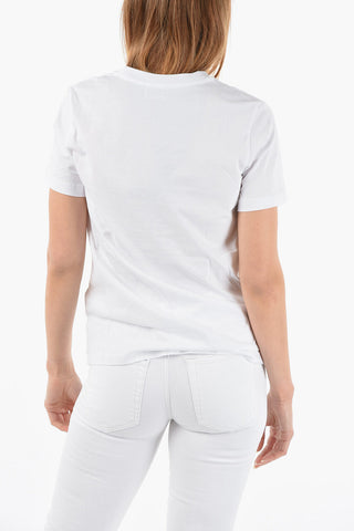 Solid Color T-SILY T-Shirt with Contrasting Print