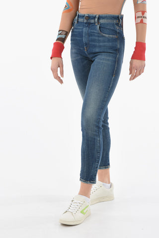 High Waist 1984 SLANDY Skinny Fit Jeans 12cm