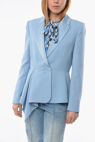 Blazer Slim Fit con Rever in Satin