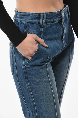 ETOILE Cropped TRICIA Denims with Frayed Hems 22cm