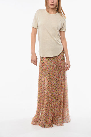 ETOILE Linen KOLDI T-shirt with Crew-neck