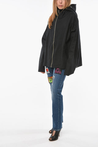 Hemp Blend Hooded UNISEX Jacket ER OKI with Zip Fastener 
