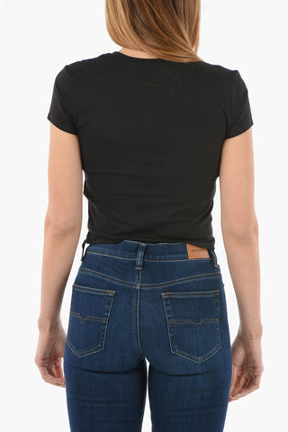 All-Over Printed Slim Fit T-CUTIE Crew-Neck T-shirt