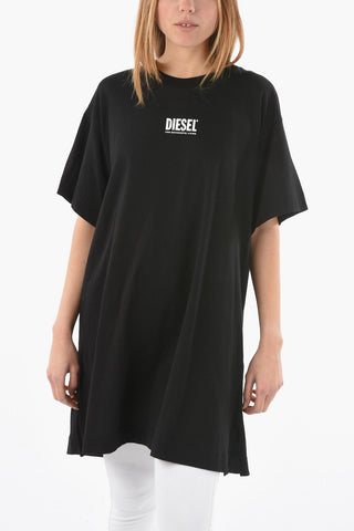 Short Sleeve Crew-neck D-BOWI Tee Dress