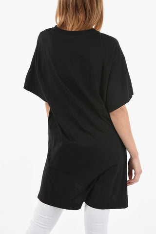 Short Sleeve Crew-neck D-BOWI Tee Dress