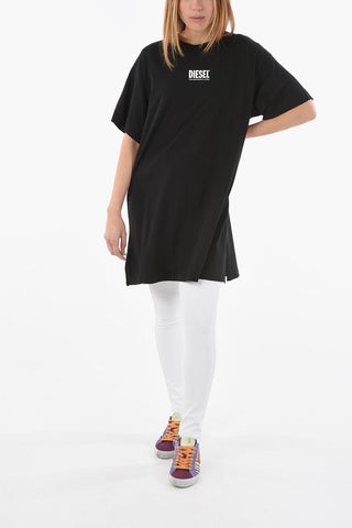 Short Sleeve Crew-neck D-BOWI Tee Dress