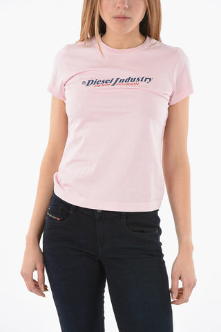 T-Shirt T-SLI-IND Girocollo con Logo Stampato