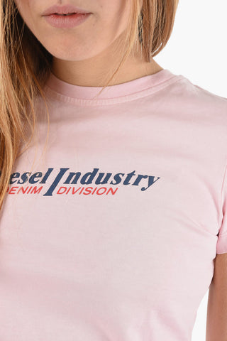 T-Shirt T-SLI-IND Girocollo con Logo Stampato