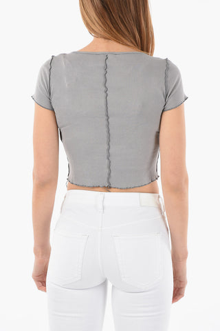 Ribbed Slim Fit Cropped Top