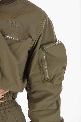 Maxi Frontal Pockets G-KHLOE Bomber Jacket