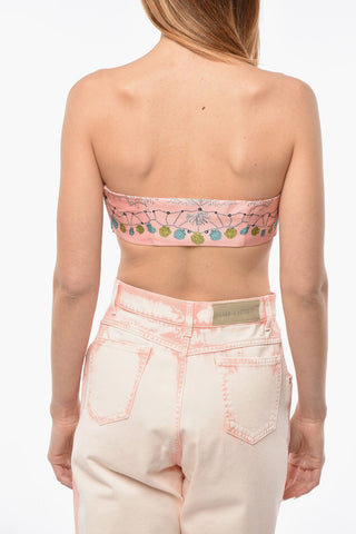 Crop Top BANDEAU in Seta