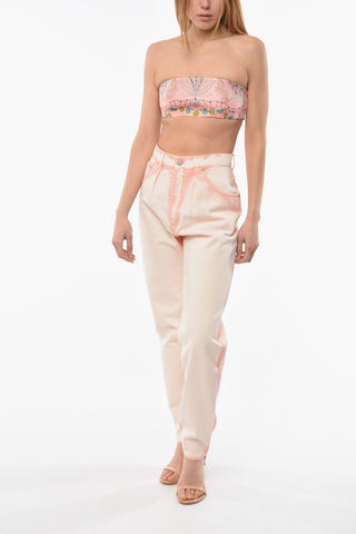 Crop Top BANDEAU in Seta