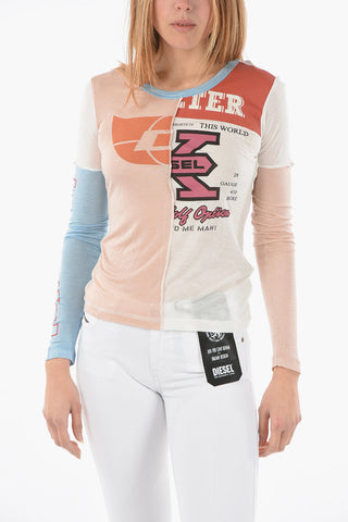 Front Printed Long Sleeve T-TESSY-C1 T-Shirt