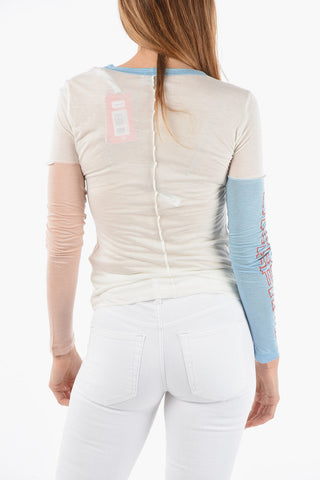 Front Printed Long Sleeve T-TESSY-C1 T-Shirt
